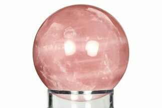 Polished Rose Quartz Sphere - South Dakota #309494