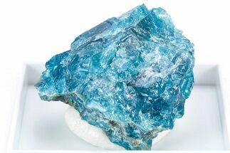 Bright Blue Apatite (Fluorapatite) Specimen - Madagascar #309624