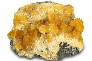 Intense Orange Calcite Crystal Cluster - Poland #311467