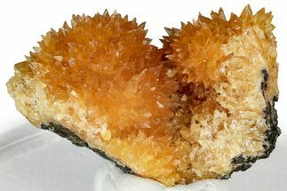 Intense Orange Calcite Crystal Cluster - Poland #311607