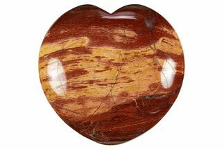 Polished Snakeskin Jasper Heart - Western Australia #311928