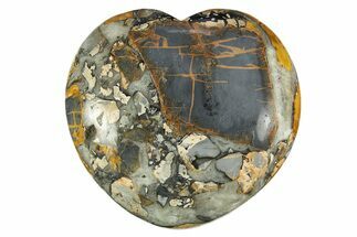 Polished Maligano Jasper Heart - Excellent Polishing #311933