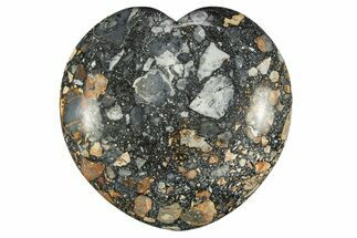 Polished Maligano Jasper Heart - Excellent Polishing #311938