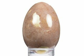 Polished Pastel-Colored Jasper Egg - Philippines #312690