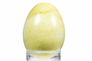 Polished Tremolite Jade Egg - Australia #312709