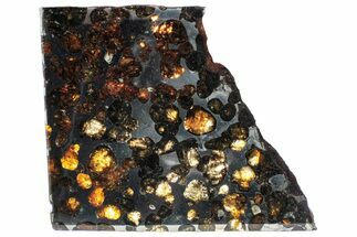 Polished Sericho Pallasite Meteorite ( g) Slice - Kenya #313713