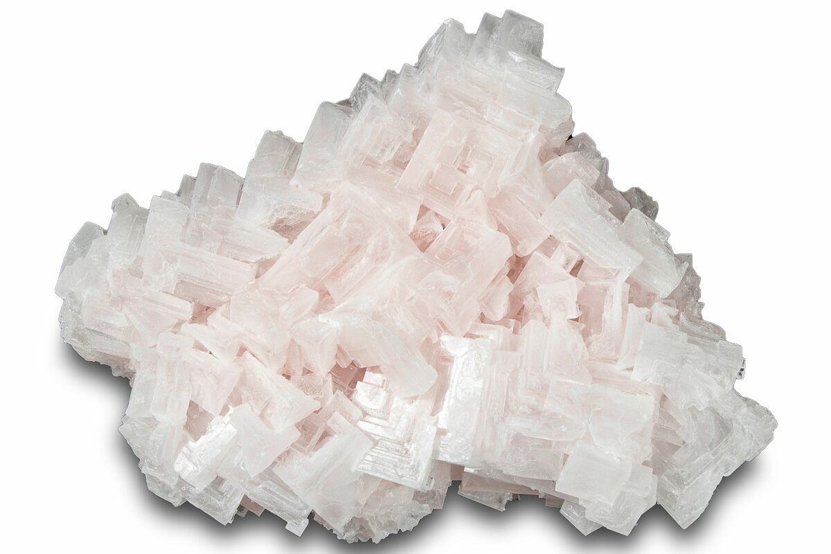 Pink Halite Crystal Cluster - Trona, California #314142