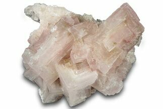 Pink Halite Crystal Cluster - Trona, California #314182