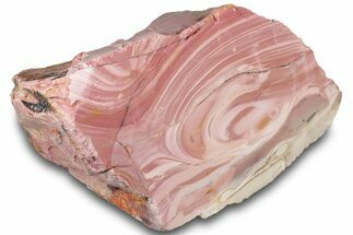 Free-Standing, Polished Pink Opal Section - Western Australia #314382