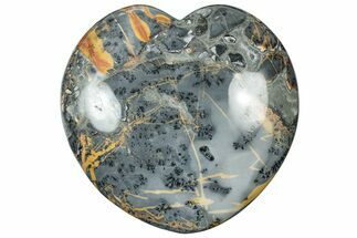 Polished Maligano Jasper Heart - Excellent Polishing #314464