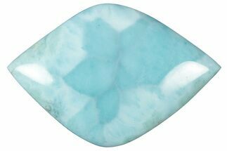 Polished Larimar Cabochon - Dominican Republic #315212
