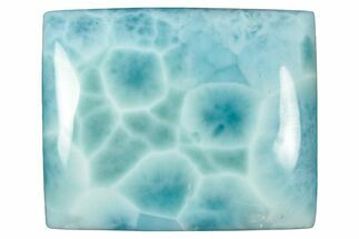 Polished Larimar Cabochon - Dominican Republic #315224
