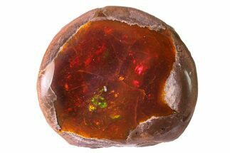 Polished Ethiopian Chocolate Opal Nodule - Yita Ridge #316185