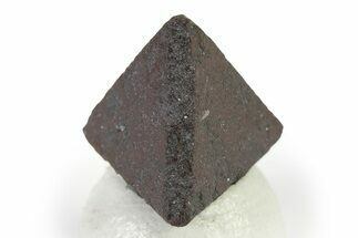 Red-Brown Tetrahedral Zunyite Crystal w/ Hematite - Iran #317120