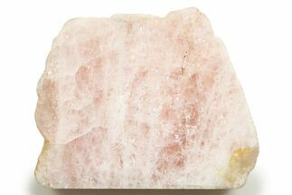 Polished Pink Beryl (Morganite) Section - Western Australia #317979