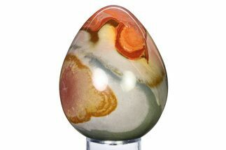 Polished Polychrome Jasper Egg - Madagascar #318140