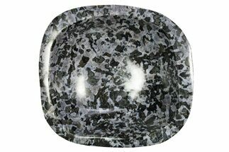 Polished Indigo Gabbro Bowl - Madagascar #318242