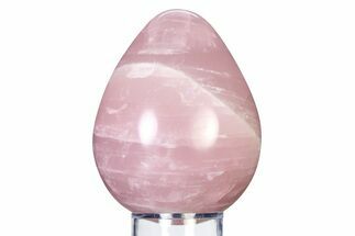 Polished Rose Quartz Egg - Madagascar #318299