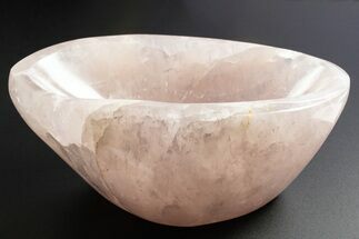 Polished Rose Quartz Bowl #318456
