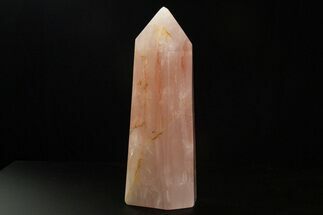 Polished Rose Quartz Tower - Madagascar #318486