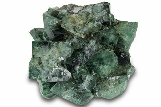 Fluorescent Green Fluorite Cluster - Diana Maria Mine, England #319258