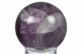 Polished Purple Fluorite Sphere - China #319762