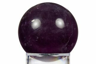 Polished Purple Fluorite Sphere - China #319765