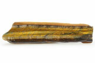 Polished Blue & Orange Tiger's Eye Slab - South Africa #320059