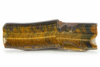 Polished Blue & Orange Tiger's Eye Slab - South Africa #320065