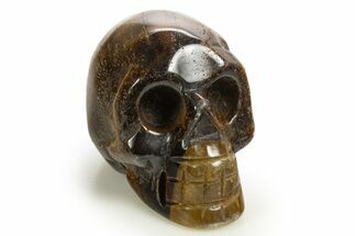 Polished Tiger's Eye Skull - South Africa #320181