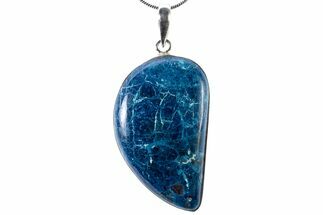 Vibrant Chrysocolla & Shattuckite Pendant - Sterling Silver #321603