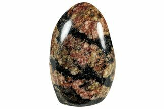 Free-Standing Red Feldspar and Tourmaline - Madagascar #318175