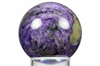 Polished Purple Charoite Sphere - Siberia #323494