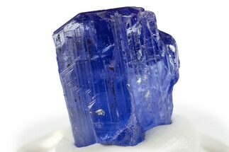 Brilliant Blue-Violet Tanzanite Crystal -Merelani Hills, Tanzania #323699