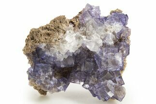 Deep Purple Fluorite Crystals - Múzquiz, Mexico #323940