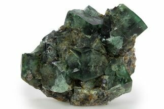 Fluorescent Green Fluorite Cluster - Diana Maria Mine, England #324348