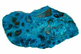 Polished Banded Chrysocolla and Malachite - Bagdad Mine, Arizona #324623