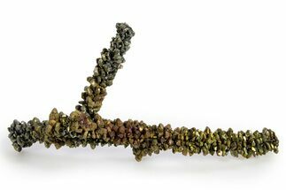 Iridescent Marcasite Crystal Stalactite - Linwood Mine, Iowa #324783