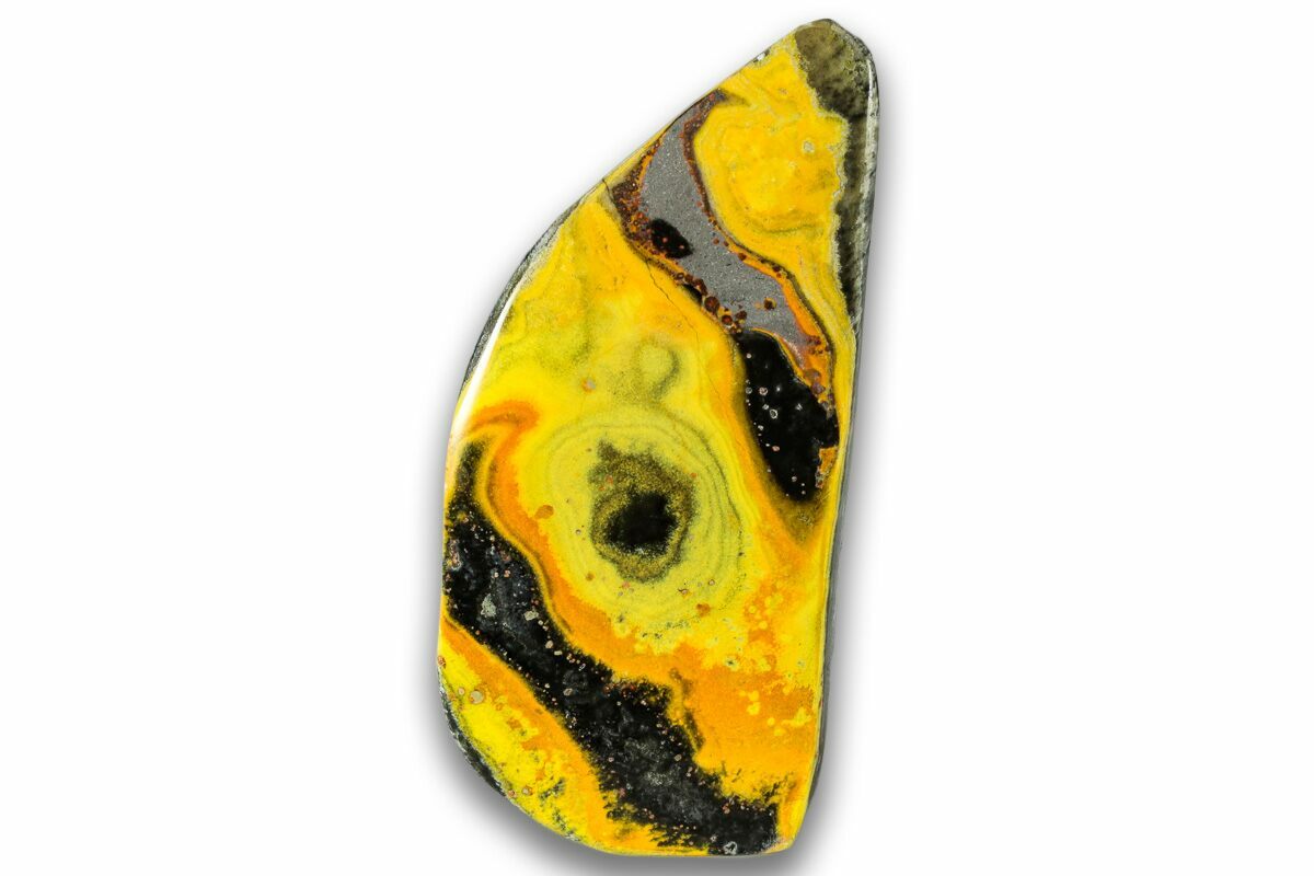 3.1" Very Vibrant, Free-Standing Polished Bumblebee Jasper (#324951 ...