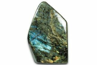 Flashy, Free-Standing Polished Labradorite - Purple Flash! #325156