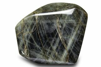 Flashy, Free-Standing Polished Labradorite - Madagascar #325229