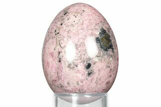Polished Rhodonite Egg - Colorado #326753