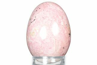 Polished Rhodonite Egg - Colorado #326768