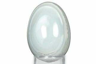 Polished Banded Brazilian Agate Egg #326800