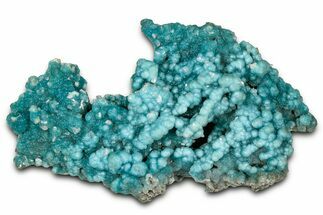 Sparkling Vibrant Blue Hemimorphite - M'fouati Mine, Congo #326849