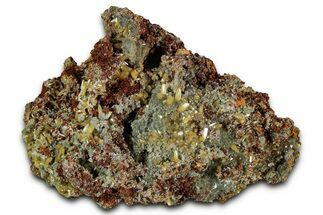 Wulfenite & Green Botryoidal Mimetite Association - Mexico #327467