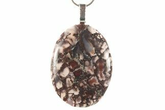 Dinosaur Bone (Gembone) Pendant - Includes Chain #327640