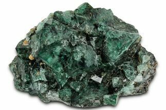 Fluorescent Green Fluorite Cluster - Diana Maria Mine, England #327231