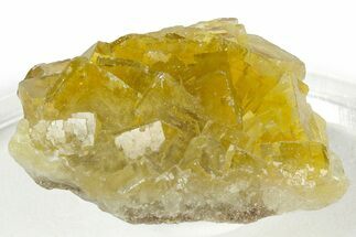 Gemmy Yellow Fluorite Cluster - Spain #327163