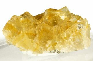 Gemmy Yellow Fluorite Cluster - Spain #327167